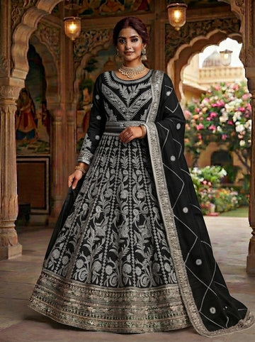 Black Party Wear Maxi
